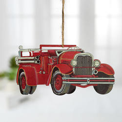 Red Fire Truck Ornament