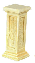 Dollhouse Miniature Ivory Pedestals