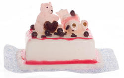 Dollhouse Miniature Teddy Bear Cakes