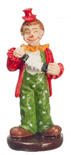 Dollhouse Miniature Clown Accordion Player Figurine