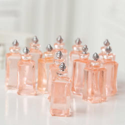 Dollhouse Miniature Fancy Pink Soap Bottles