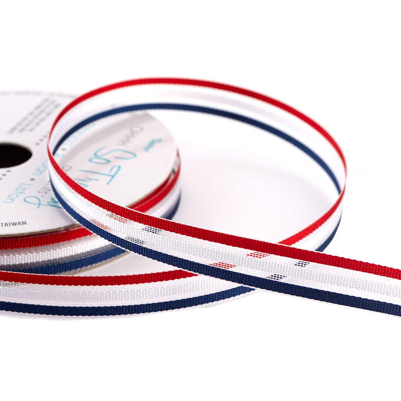Red, White, and Blue Patriotic Striped Ribbon - Memorial Day - Holiday ...