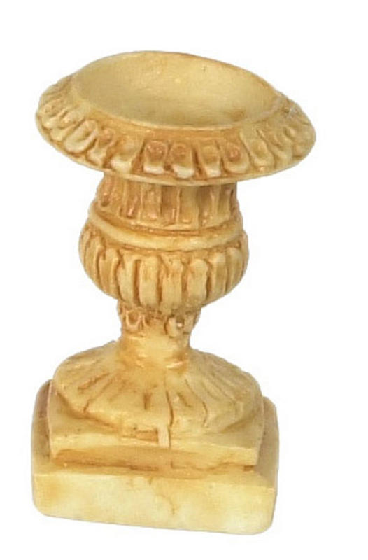 Miniature Dollhouse FAIRY GARDEN Accessories ~ Set of 2 Antiqued Resin Pedestals 