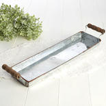Metal Farmhouse Tray with Handles
