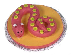 Dollhouse Miniature Spotty Snake Cakes