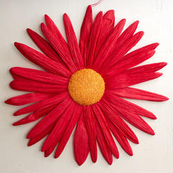 Large Craft Paper Hot Pink Display Daisy
