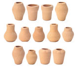 Dollhouse Miniature Assorted Clay Pots