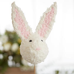 Peter Cottontail Bunny Head Floral Pick