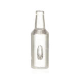 Dollhouse Miniature Clear Beer Bottles
