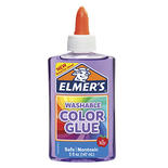 Purple Elmer's Washable Transparent Color Glue