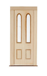 Dollhouse Miniature Wood Door