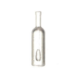 Bulk Dollhouse Miniature Clear Liquor Bottles