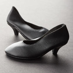 Tallina's Black High Heel Doll Shoes