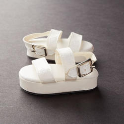 Tallina's White Platform Sandal Doll Shoes