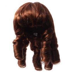 Factory Direct Craft Antina's Auburn Curly Doll Wig3 Pieces