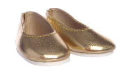 Doll Gold Ballet Slippers