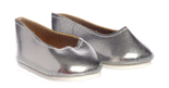 Doll Silver Ballet Slippers
