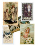 Dollhouse Miniature Easter Cards