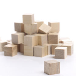 Craft Educational Wood Math Blocks Craft Supplies