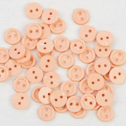 Peach Micro Mini Buttons