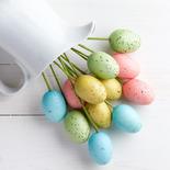Pastel Speckled Easter Egg Stems