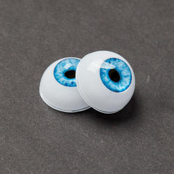 DOLL EYES by Tallina's Doll Supplies BLUE Size 14 mm Acrylic NOS Free Ship