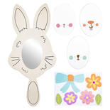 Ready-to-Decorate Magic Mirror Bunny Kid's Craft Kit
