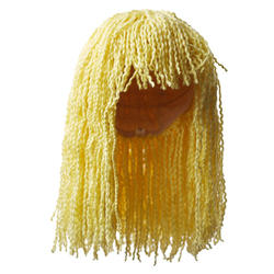 Antina's Yellow Crimped Yarn Doll Wig