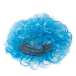 Antina's Blue Curly Doll Wig