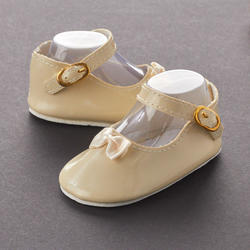 Tallina's Bone Patent Leather Mary Jane Doll Shoes