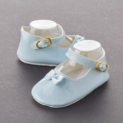 Tallina's Blue Patent Leather Mary Jane Doll Shoes