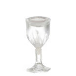 Bulk Dollhouse Miniature Clear Stemware Wine Glasses