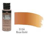 Rose Gold FolkArt Brushed Metal Acrylic Paint