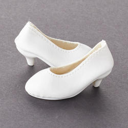 Tallina's White High Heel Doll Shoes