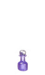 Dollhouse Miniature Purple Toiletry Bottles