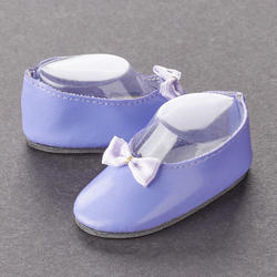 Tallina's Fancy Lavender Slip On with Bow Doll Shoes