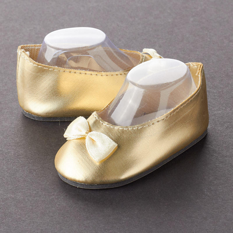 gold baby doll shoes