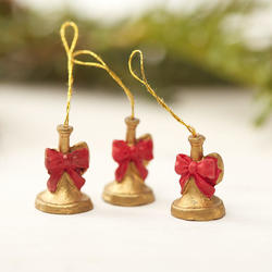 Miniature Bugle Instrument Ornaments