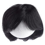 Antina's Black Pageboy with Bangs Doll Wig