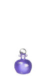 Dollhouse Miniature Purple Round Vanity Bottles