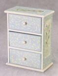 3-Drawer Brittany Tulip Doll Chest