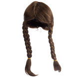 Antina's Brown Long Braids Doll Wig
