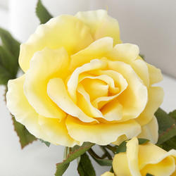 Yellow Artificial Rose Stem