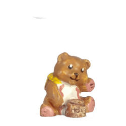 Dollhouse Miniature Teddy Bear - True Vintage