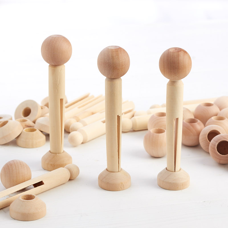 wooden pins for clothespin cookies