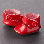 Tallina's Red Mary Jane Doll Shoes