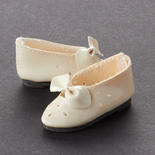 Tallina's Bone Slip On Baby Doll Shoes