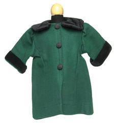 Green Winter Doll Coat