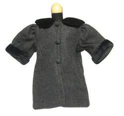 Gray Winter Doll Coat