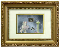 Bear With Hats and Shoes Shadowbox